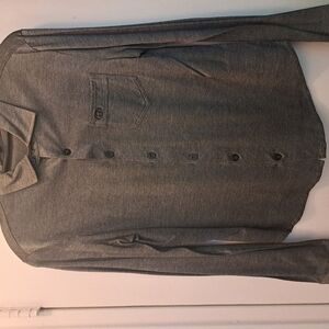 # NAVY BUTTON FRONT SHIRT! # GUCCI!  # MADE IN ITALY!  # SIZE:SMALL
